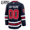Winnipeg Jets Hockeydrakt Custom Fanatics Premium 2024-25 Svart Tredje - Barn